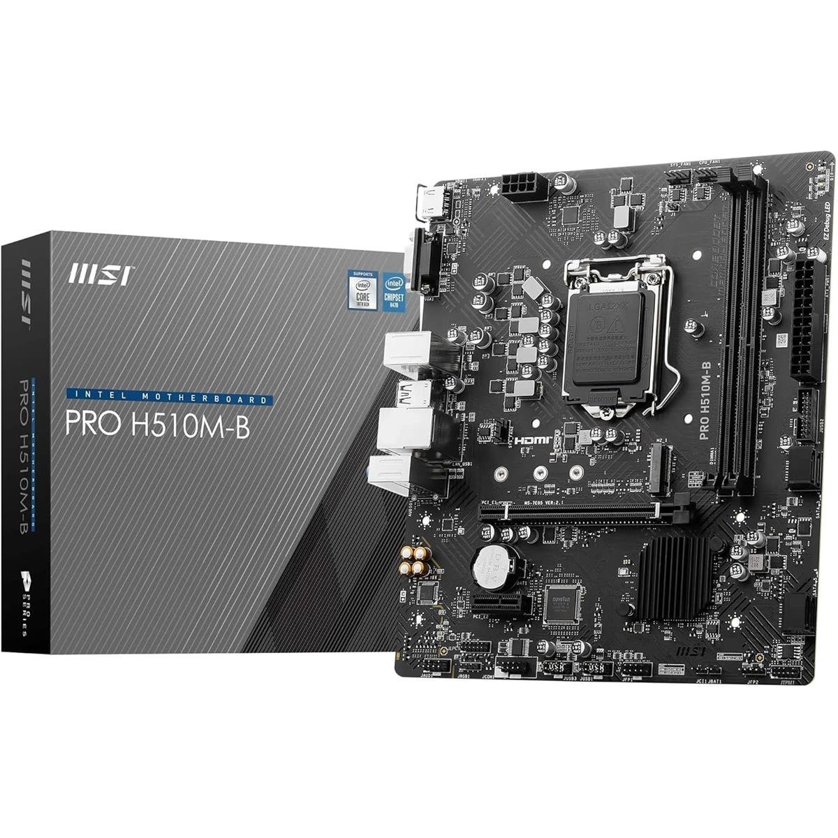 MSI Pro H510M-B LGA Motherboard MSI Pro H510M-B LGA Motherboard