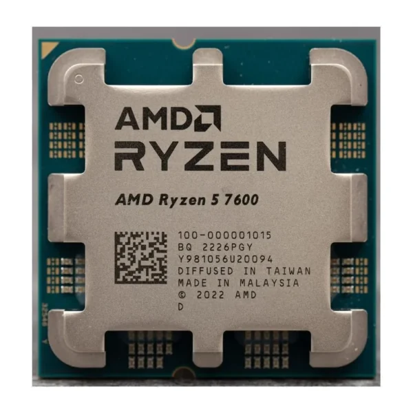 AMD Ryzen 5 7600 6-Core 12-Thread AM5 Zen 4 Desktop Processor (Tray)