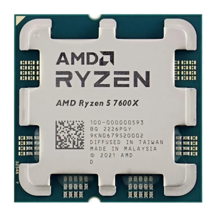 AMD Ryzen 5 7600X 6-Core AM5 Desktop Processor