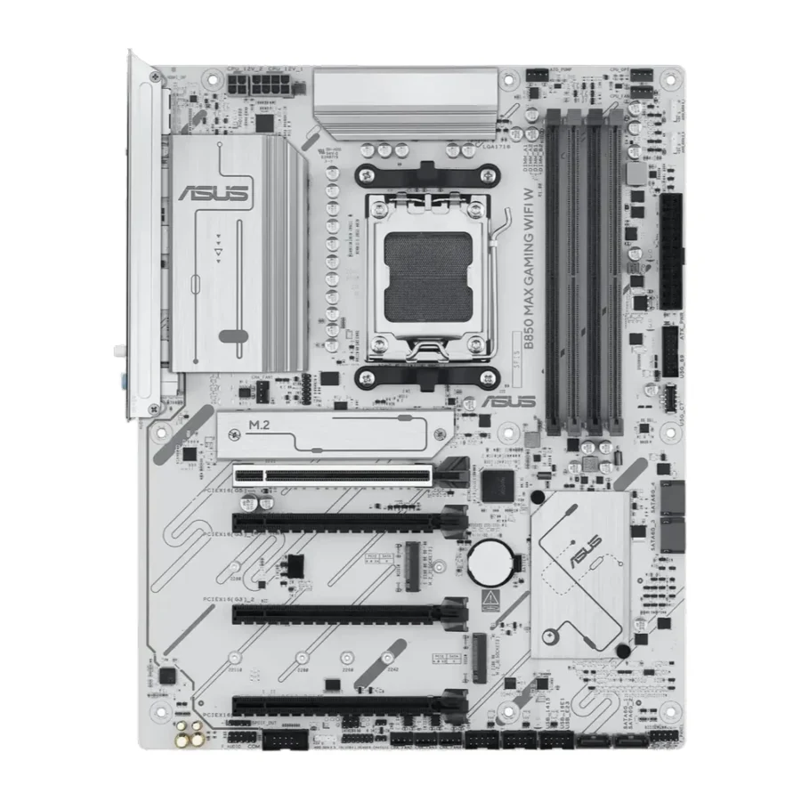 ASUS B850 Max Gaming WiFi White AMD AM5 DDR5 ATX Motherboard