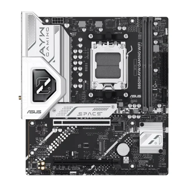 ASUS B850M AYW Gaming WiFi AMD AM5 DDR5 microATX Motherboard