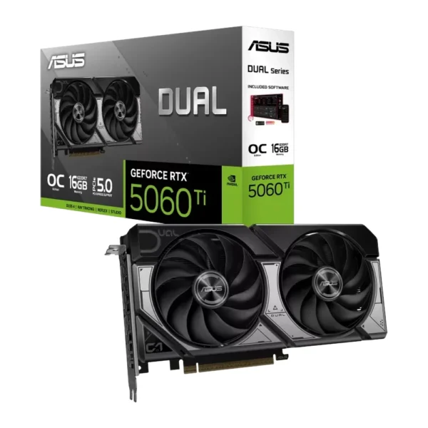 ASUS Dual GeForce RTX 5060 Ti OC Edition 16GB GDDR7 Graphics Card