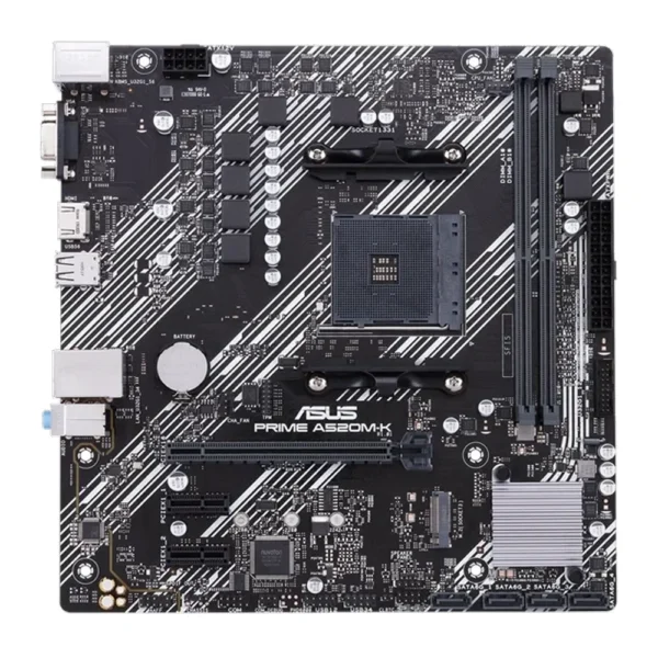ASUS PRIME A520M-K AMD A520 AM4 64GB DDR4 Micro-ATX Motherboard