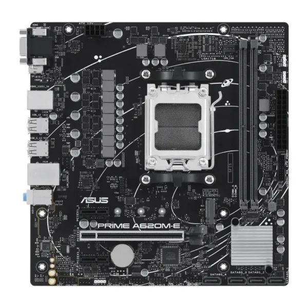 ASUS PRIME A620M-E AMD A620 AM5 DDR5 Micro-ATX Motherboard