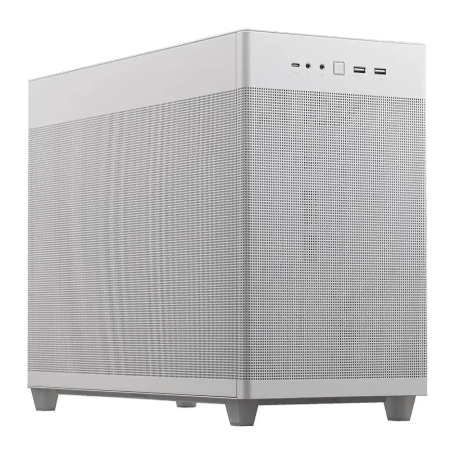 Asus Prime AP201 MicroATX Case, White