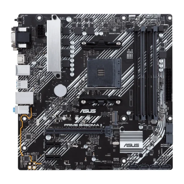 ASUS Prime B450M-A II DDR4 AMD AM4 microATX Motherboard (Used)