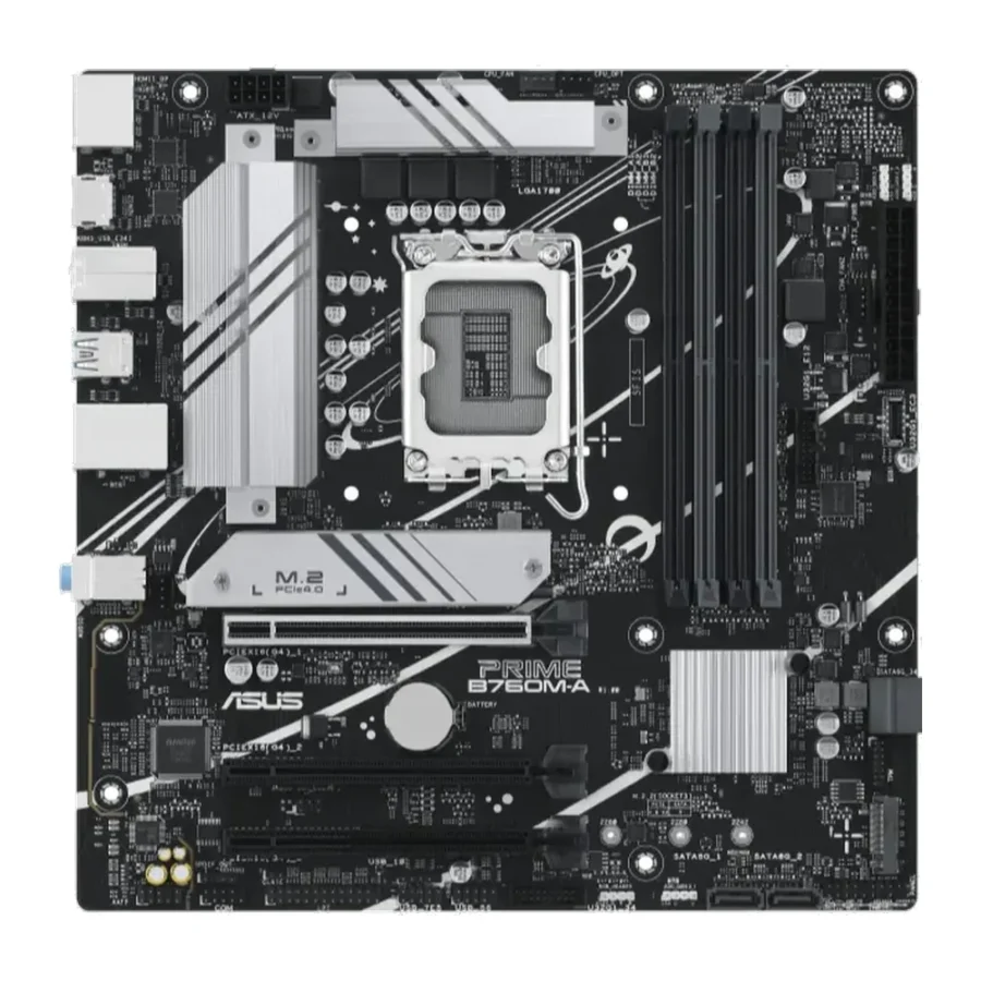 ASUS Prime B760M-A DDR5 Intel LGA1700 microATX Motherboard