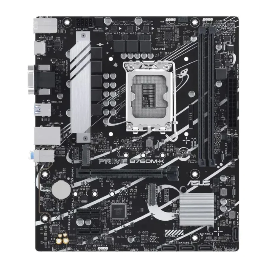 ASUS Prime B760M-K DDR5 Intel LGA1700 mATX Motherboard