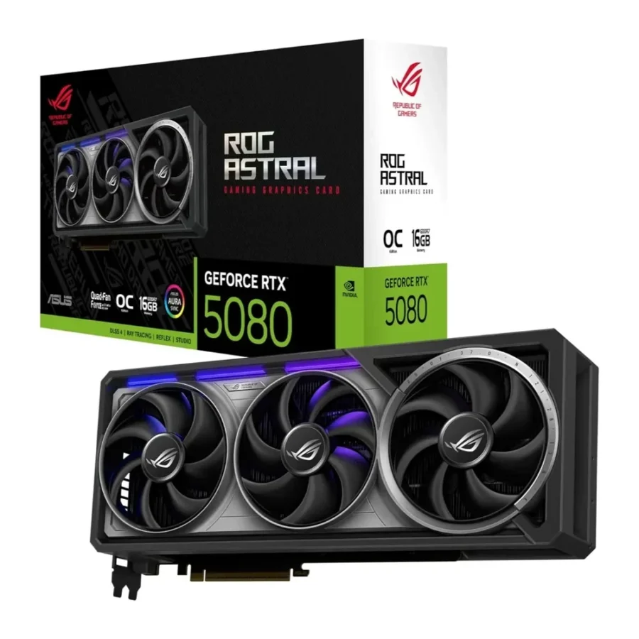 ASUS ROG Astral GeForce RTX 5080 16GB OC Edition Graphics Card