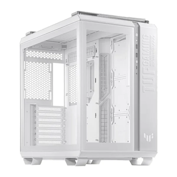 ASUS TUF Gaming GT502 White Dual-Chamber Tempered Glass ATX Mid-Tower Case