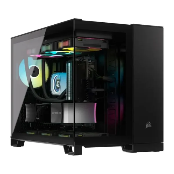 Corsair 2500X Mid-Tower Dual Chamber PC Case Black