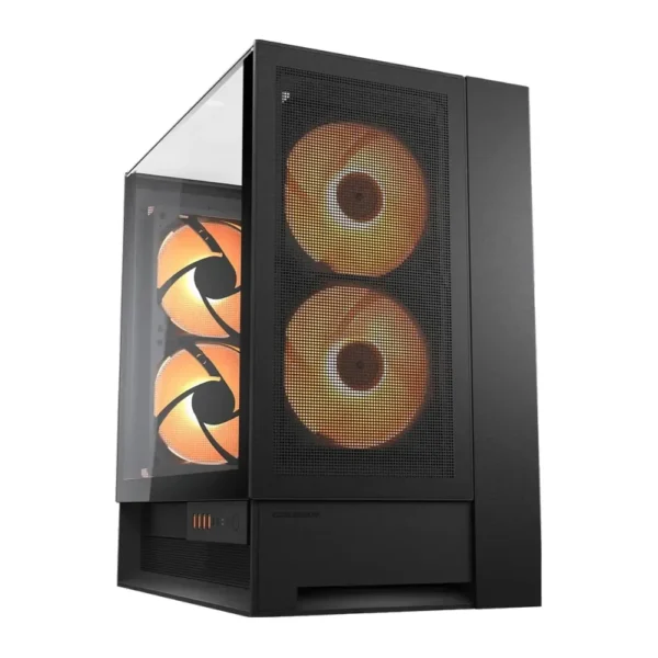 Cougar OmnyX Mid-Tower ATX Panoramic Gaming Case, Black