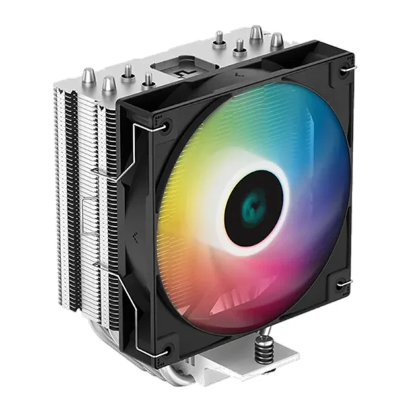 DeepCool AG400 ARGB Single-Tower 4-Heatpipe 120mm CPU Air Cooler (Black/White)