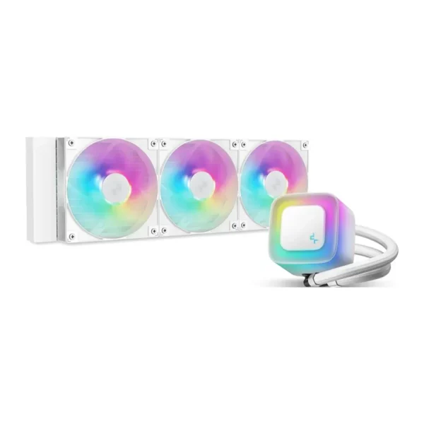 DeepCool LE360 WH V2 White 360mm ARGB AIO Liquid CPU Cooler