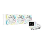 DeepCool LM360 WH 360mm AIO Liquid CPU Cooler with 2.4-Inch IPS Display