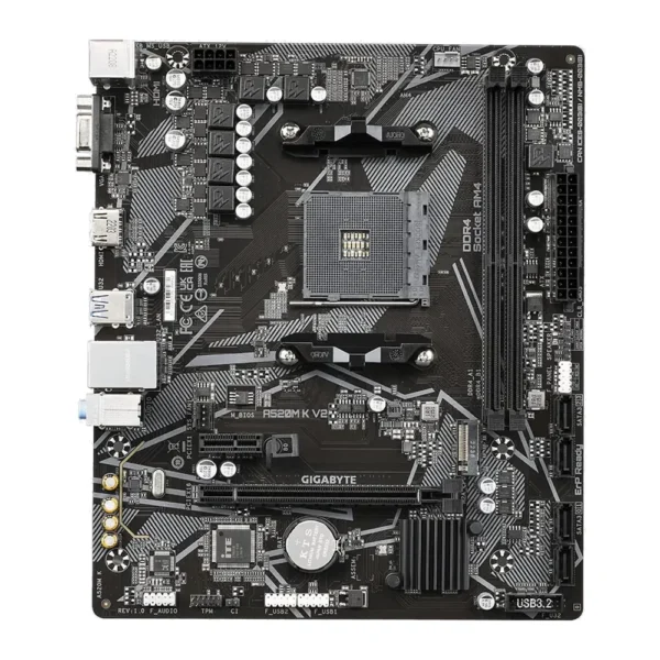 Gigabyte A520M K V2 AMD A520 AM4 DDR4 Micro-ATX Motherboard