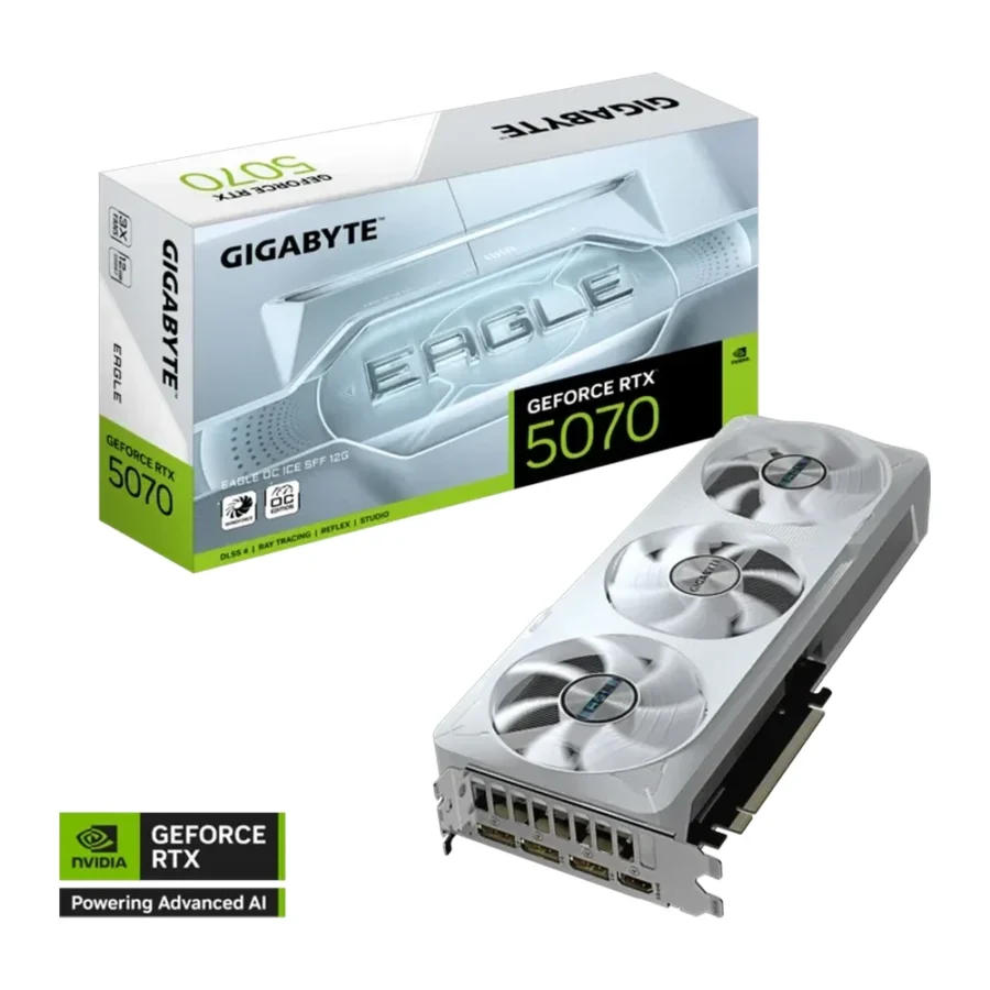 Gigabyte GeForce RTX 5070 Eagle OC Ice SFF 12GB GDDR7 Graphics Card