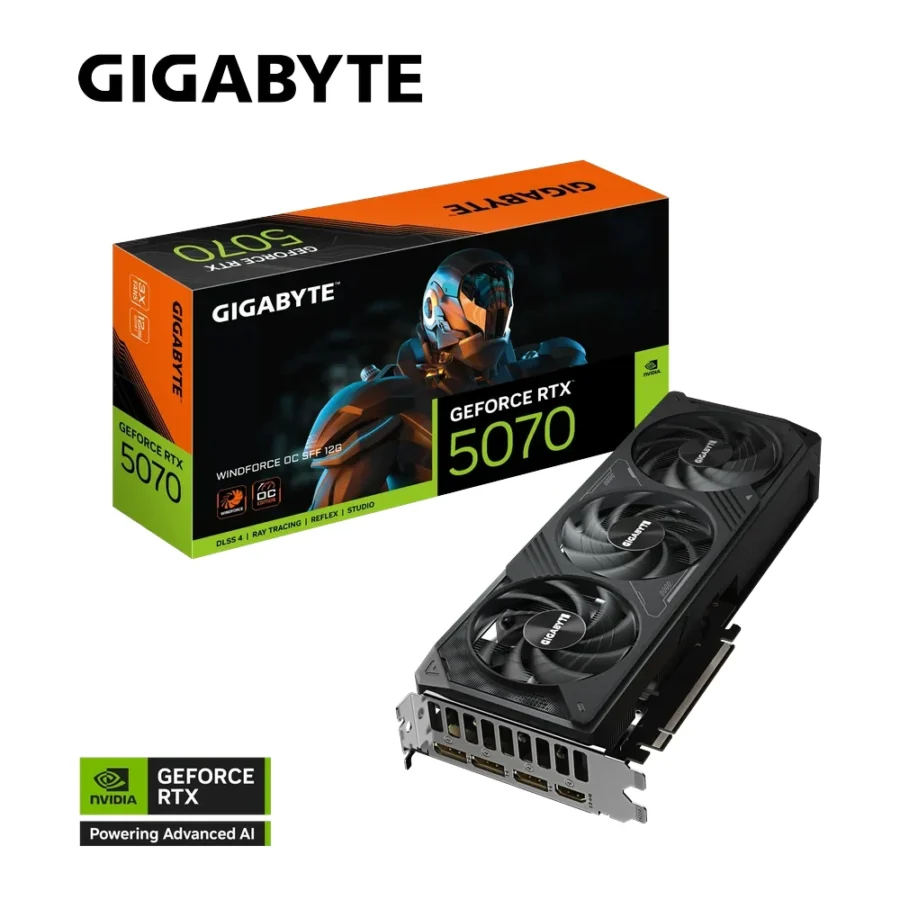 Gigabyte GeForce RTX 5070 Windforce 12GB OC SFF Graphics Card