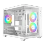 ID-Cooling VIEW 500 ARGB White Micro-ATX Case