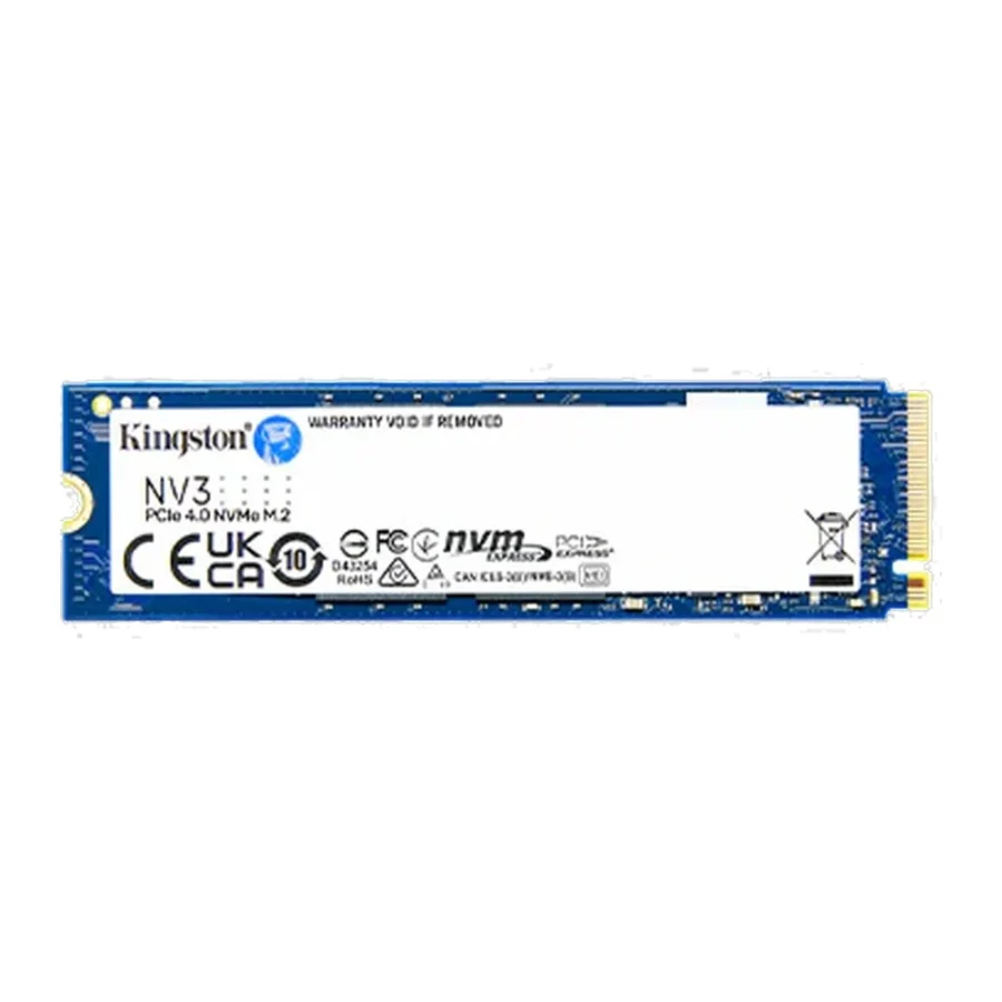 Kingston NV3 PCIe 4.0 NVMe M.2 2280 SSD (500GB/1TB/2TB/4TB)