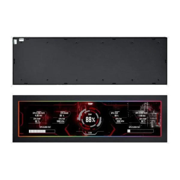 Lian Li 8.8-Inch Universal Screen US88v1 1920x480 IPS USB LCD Display (Black/White)