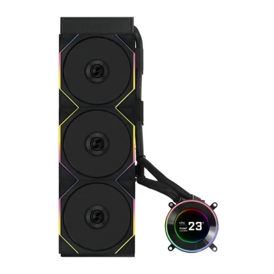 Lian Li HydroShift II LCD-C 360TL 360mm ARGB AIO Liquid CPU Cooler with 2.1-Inch IPS Display