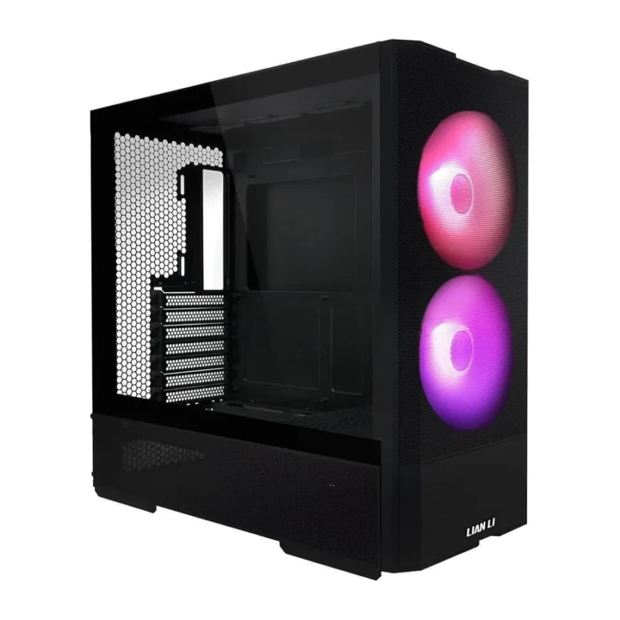 Lian Li LANCOOL 207 Compact ATX RGB Gaming Case, Black