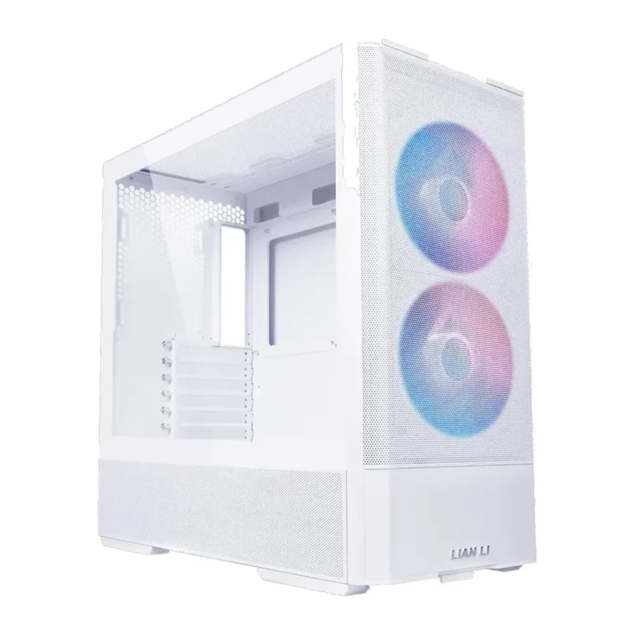 Lian Li LANCOOL 207 Compact ATX RGB Gaming Case, White