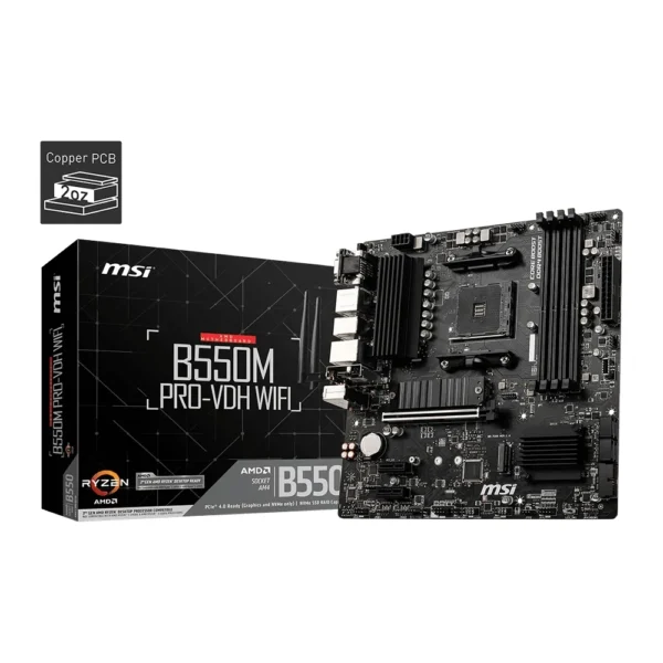 MSI B550M Pro-VDH WiFi AM4 microATX Motherboard