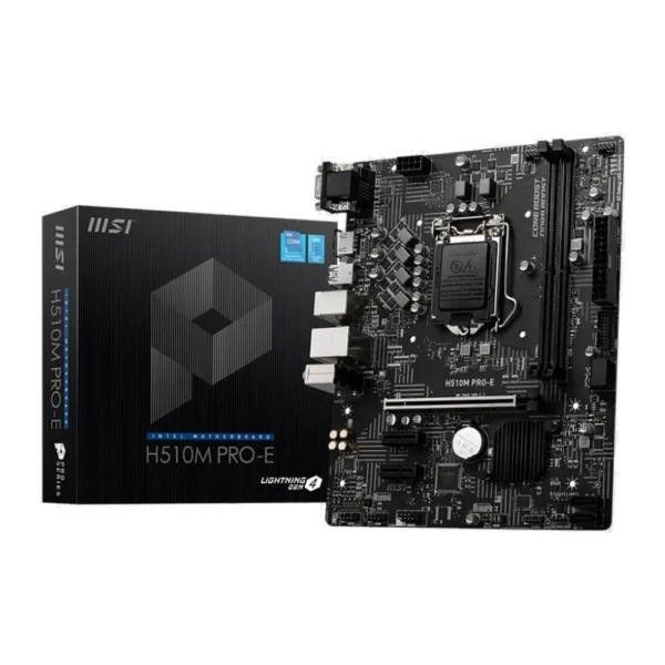 MSI H510M PRO-E LGA1200 DDR4 Micro-ATX Motherboard (Used)
