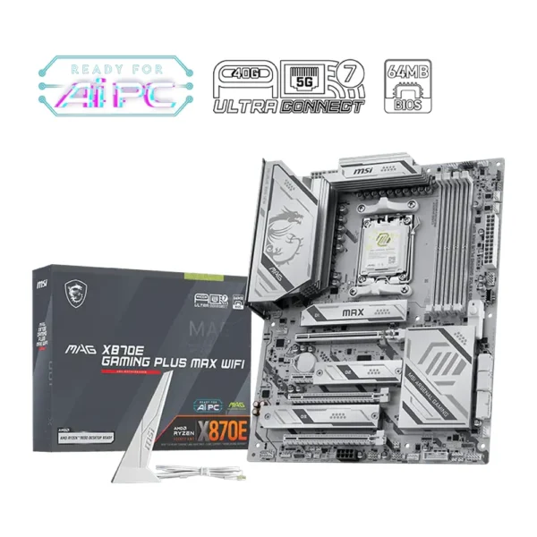 MSI MAG X870E Gaming Plus Max WiFi DDR5 AMD AM5 ATX Motherboard