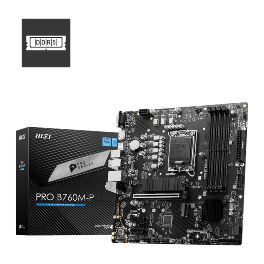 MSI Pro B760M-P DDR5 Micro-ATX Motherboard (Used)