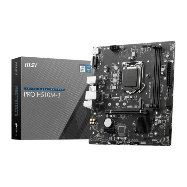 MSI Pro H510M-B LGA 1200 Intel 10th/11th Gen microATX Motherboard