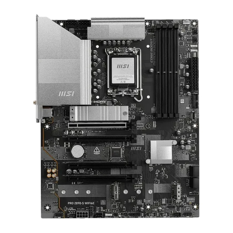 MSI PRO Z890-S WiFi6E Intel LGA1851 DDR5 ATX Motherboard