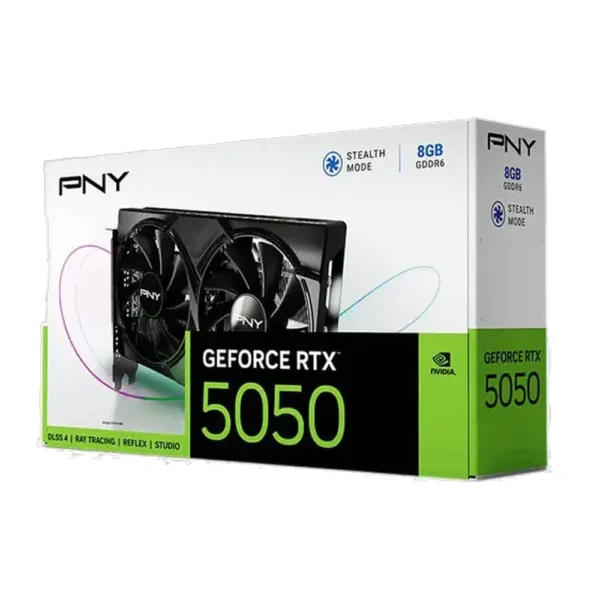 PNY GeForce RTX 5050 Dual Fan 8GB GDDR6 Graphics Card