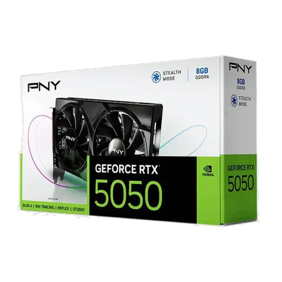PNY GeForce RTX 5050 Dual Fan 8GB GDDR6 Graphics Card