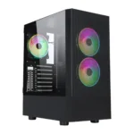 Sama 3307 ARGB ATX Mid-Tower Gaming Case – Black