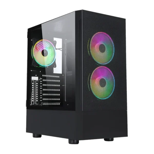 Sama 3307 ARGB ATX Mid-Tower Gaming Case – Black