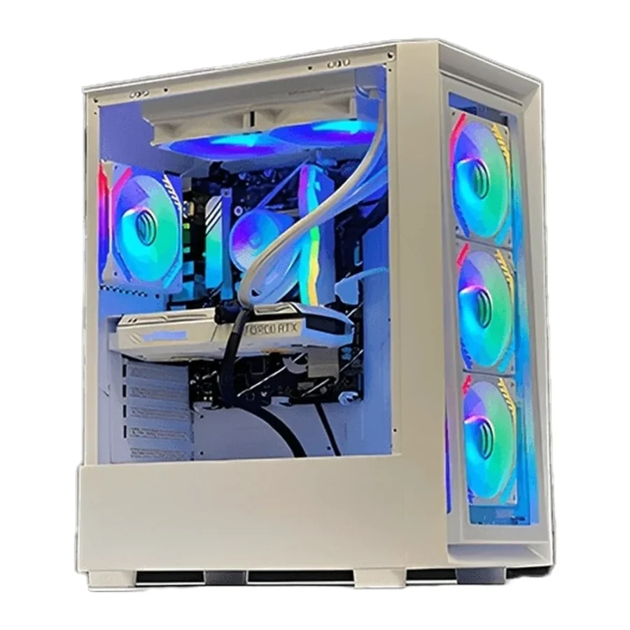 Sonic C05 ARGB ATX Mid-Tower Gaming Case – Black/White