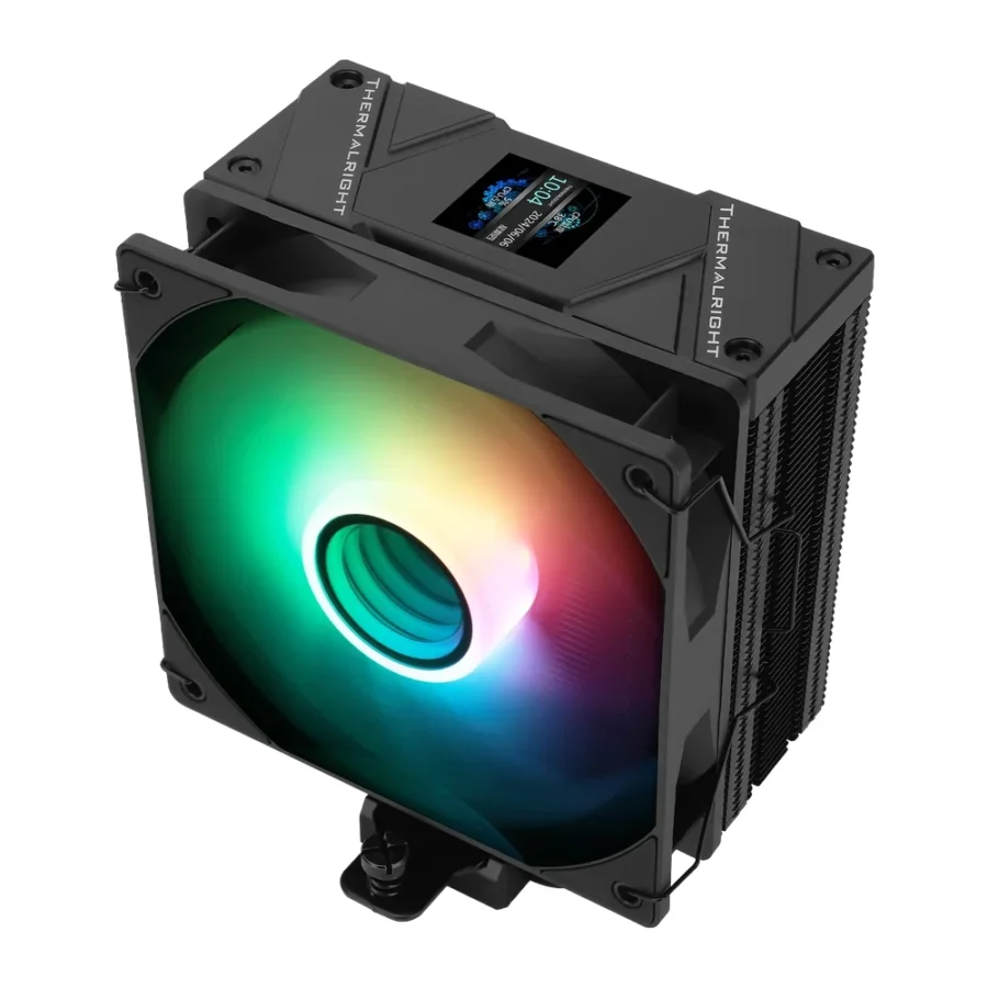 Thermalright Assassin Spirit 120 Vision ARGB Single-Tower CPU Air Cooler with 1.54-Inch Display