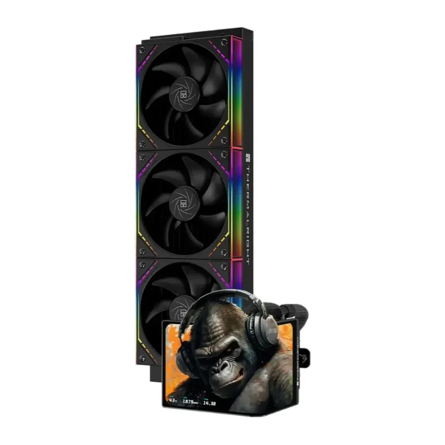 Thermalright Levita Vision 360 ARGB Black Curved OLED AIO Cooler