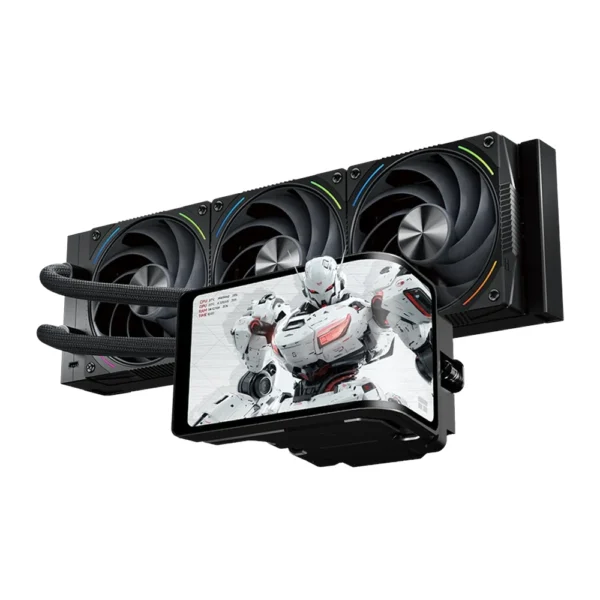 Thermalright Wonder Vision 360 Turbo ARGB 360mm AIO Liquid CPU Cooler with 6.67-Inch Curved LCD