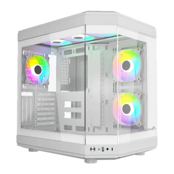 Thunder Carbon TGC-639 ATX Gaming Case White