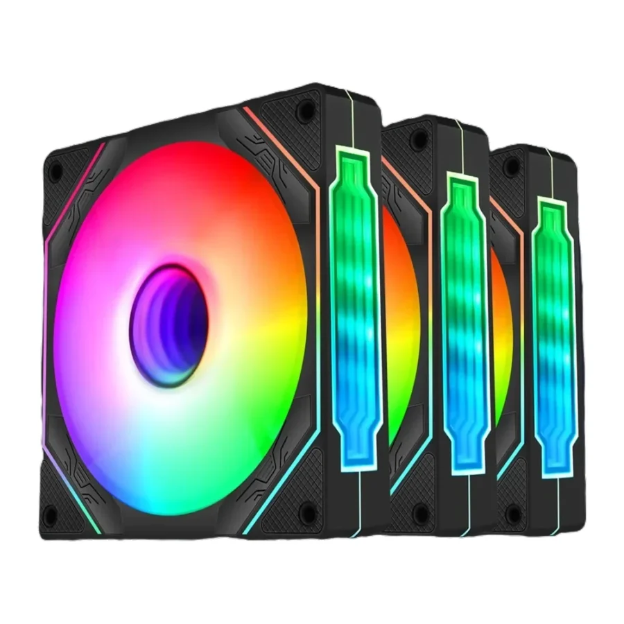 Vortex Enigma Infinity ARGB 120mm Case Fans 3-Pack with Controller