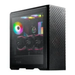 XPG Defender Pro E-ATX Mid-Tower PC Case Black with 3 VENTO 120 Fans