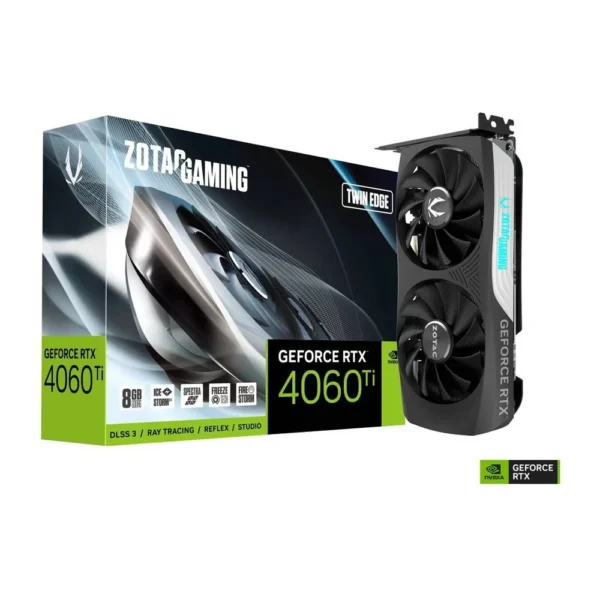 ZOTAC Gaming GeForce RTX 4060 Ti 8GB Twin Edge Graphics Card (Used, Refurbished)