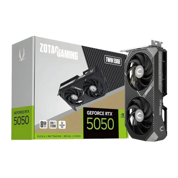 ZOTAC Gaming GeForce RTX 5050 Twin Edge 8GB GDDR6 Graphics Card