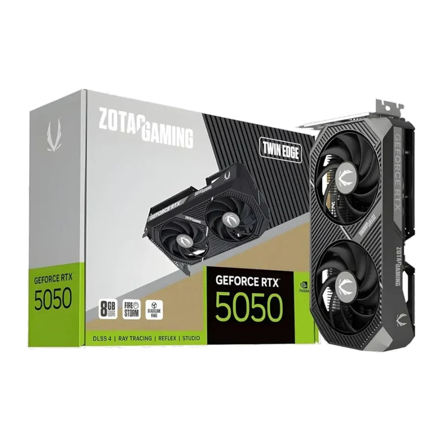 ZOTAC Gaming GeForce RTX 5050 Twin Edge 8GB GDDR6 Graphics Card
