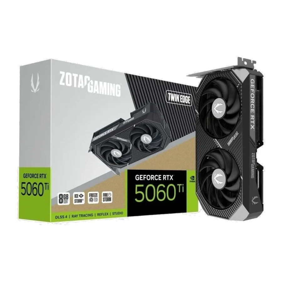 ZOTAC Gaming GeForce RTX 5060 Ti 8GB Twin Edge Graphics Card