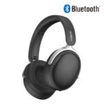A4Tech BH350C Wireless Headset, Bluetooth V5.3, Active Noise Cancelling, ENC Omni-Directional Mic, 50H Playtime, Black